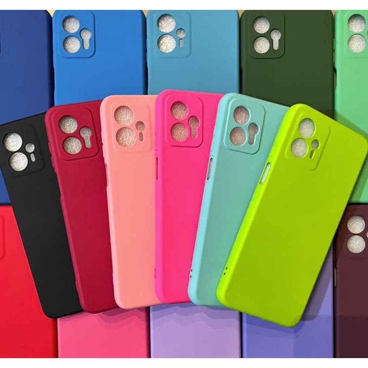 Capa Capinha Case Motorola Moto G13/G23/G53 Silicone Aveludada Proteção de Câmera Premium Colorido