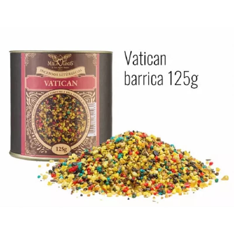 Incenso Vatican Importado da HOLANDA 125g Barrica