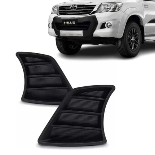 Par Grade Tampa Parachoque Dianteiro Hilux 2012 2013 14 2015