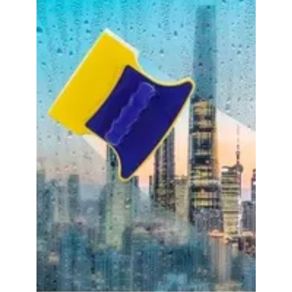 Limpador de Vidro Magnético Limpeza Vitrine Janelas Lojas  Escritório