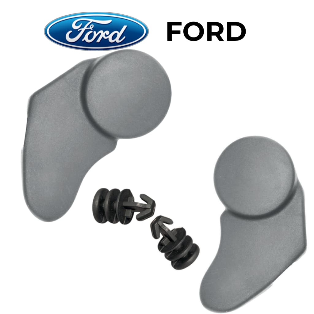 Kit da Capa Do Banco Lado Esquerdo e Direito Cinza Grafite e Azul Ford Courier Fiesta Fiesta Sedan