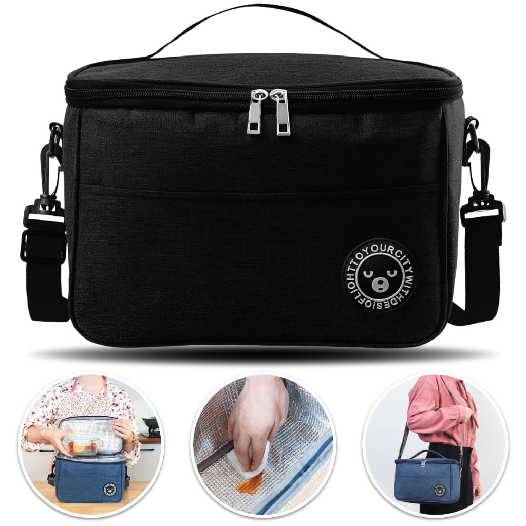 Bolsa Térmica Lancheira Grande Para Marmita Fitness Academia Frutas Lanches Passeios