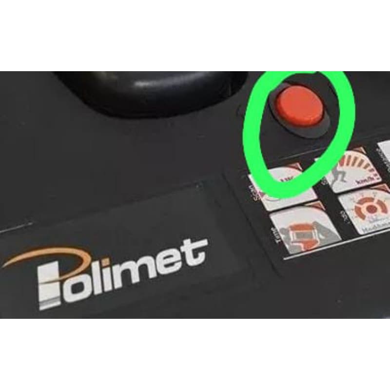 Botão aumenta diminui velocidade Esteira Polimet EP 1600