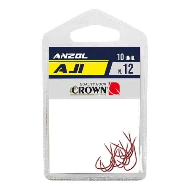 Anzol Crown Aji Red – 10unidades