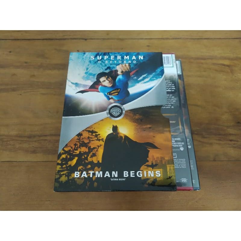 DVD Box Superman O Retorno + Batman Begins Novo original
