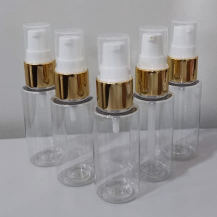 Kit 50 Frasco Ombro Reto 30ml C/ Dosodora Luxo