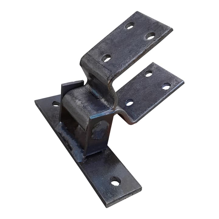 Dobradiça Para Porteira H 80mm (8cm) Forjada Tarza