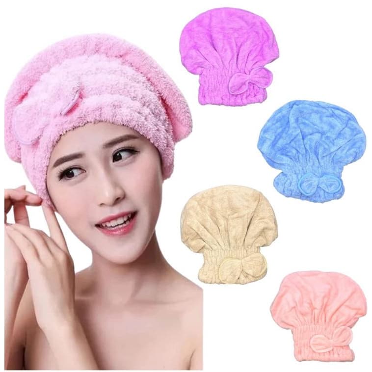 Touca  Mágica Touca de Banho Super Absorvente Toalha de Microfibra Seca cabelo