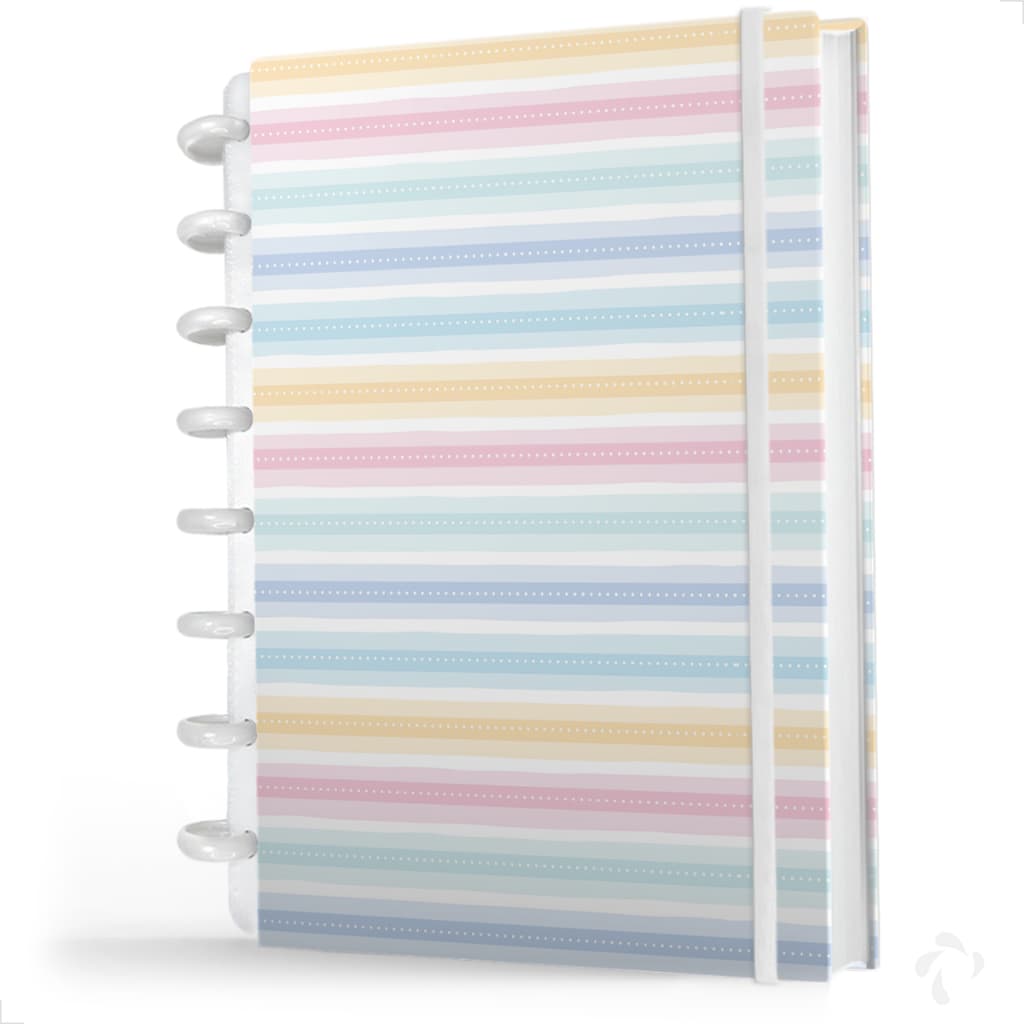 Caderno de Disco Colors Inteligente Capa Dura Pautado 90g