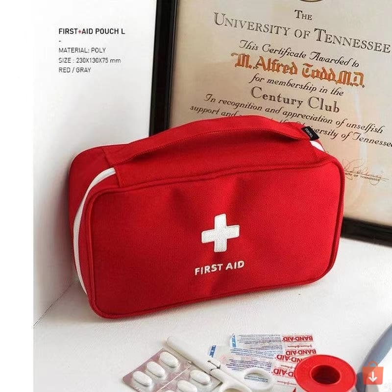 KIT 2 Necessaire Bolsa Porta remédios Medicamentos Primeiros Socorros