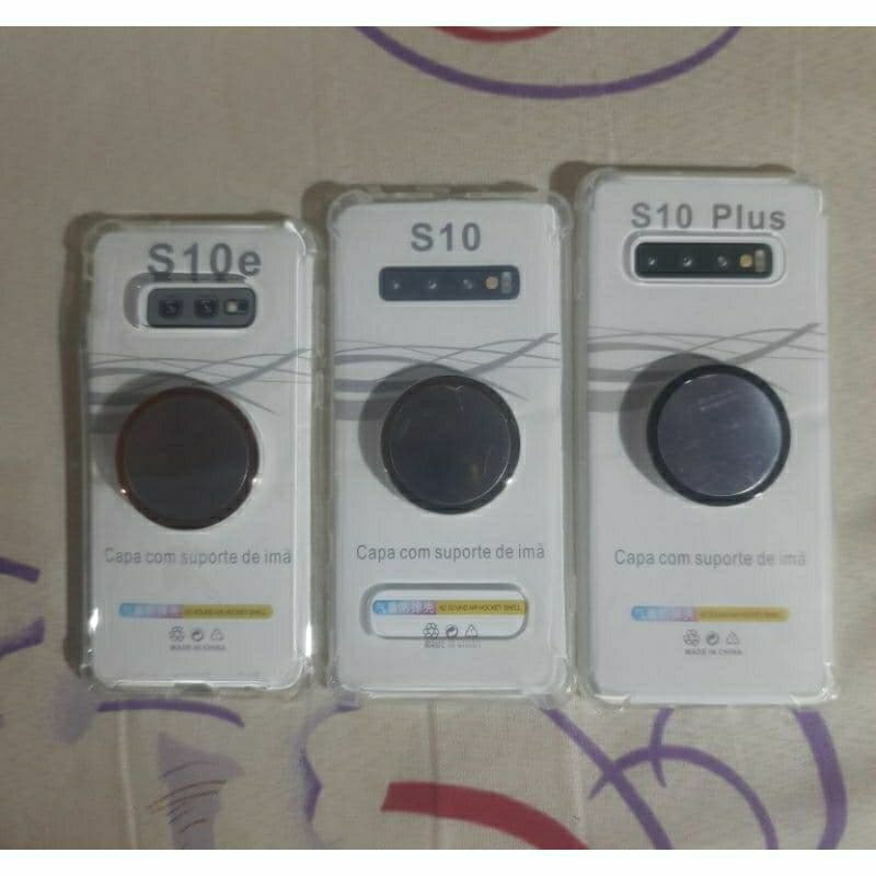capas + Película 3d  S10e com suporte para Samsung S10e