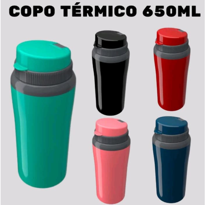 Copo Térmico Miami 650ml Parede Dupla Unitermi