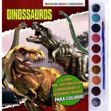 Dinossauros Livro para Pintar com Aquarela