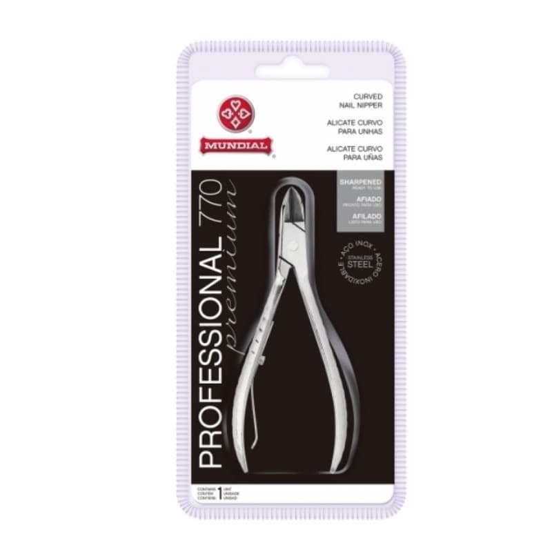 Alicate de Unha 770-PR Professional Aço Inox Mundial