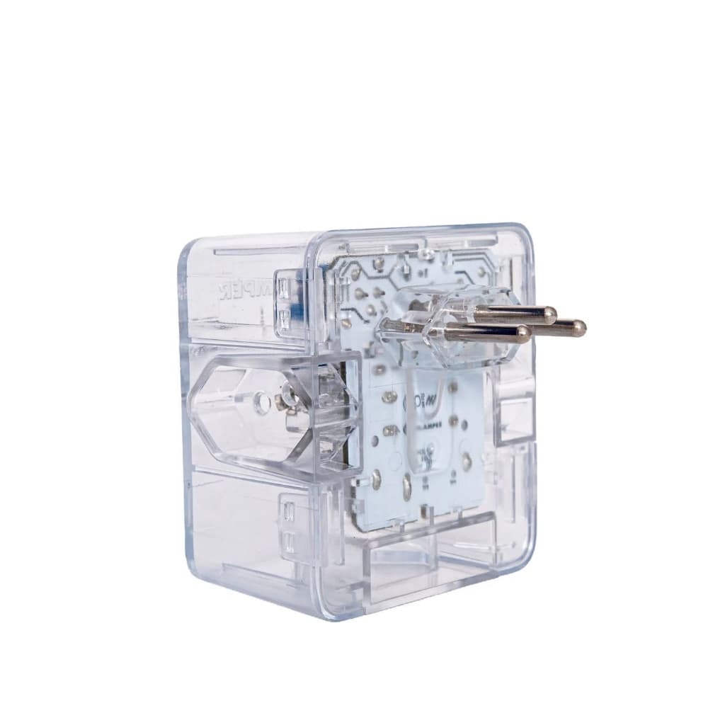 Protetor Clamper Energia 3 Tomadas 3P Protege Contra Surtos e Raios - DPS Bivolt