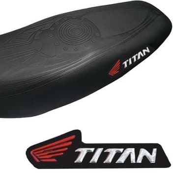 Capa Antiderrapante Banco Moto Titan CG 2012 á 2025 Personalizada