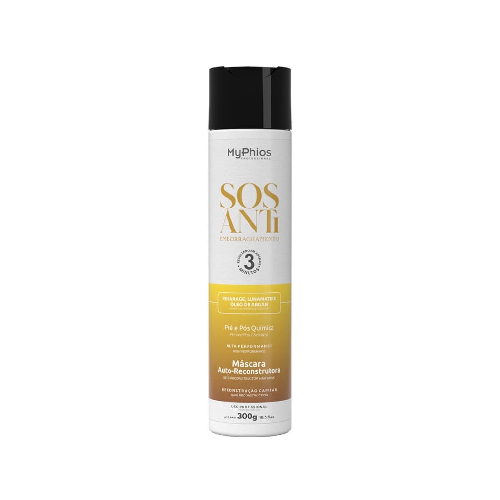 Máscara SOS 300g Antiemborrachamento - MyPhios
