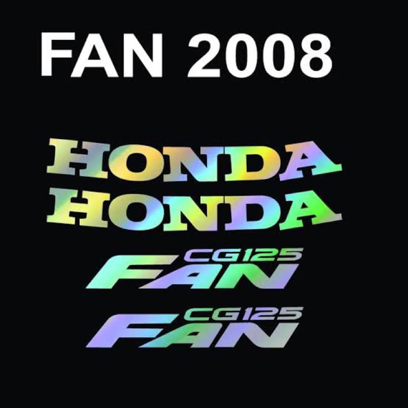 adesivo holográfico Fan 2008