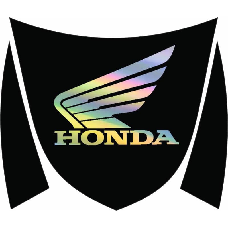 Adesivo para rabeta de moto, holografico ou cores, Fan ou titan