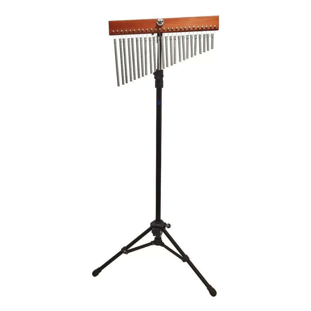 Carrilhão Simples 24 Barras Aluminio Com Pedestal
