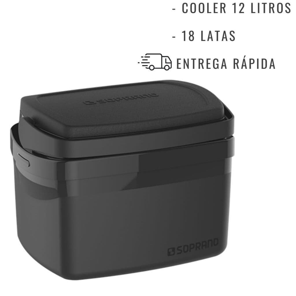 Caixa térmica 12 Litros Soprano Cooler Térmico
