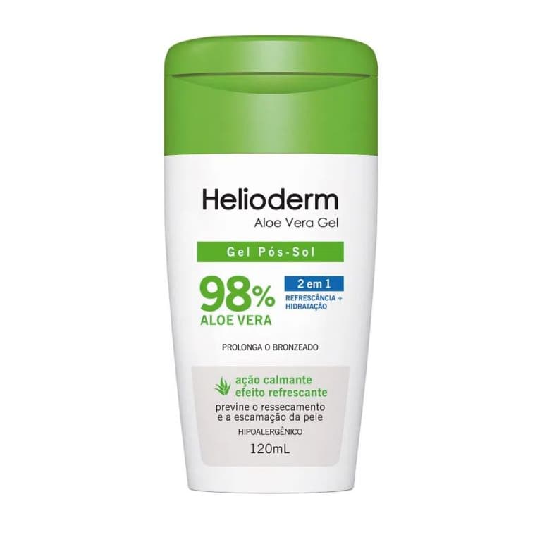 Helioderm Suncare Pós Sol Aloe Vera Gel 120g