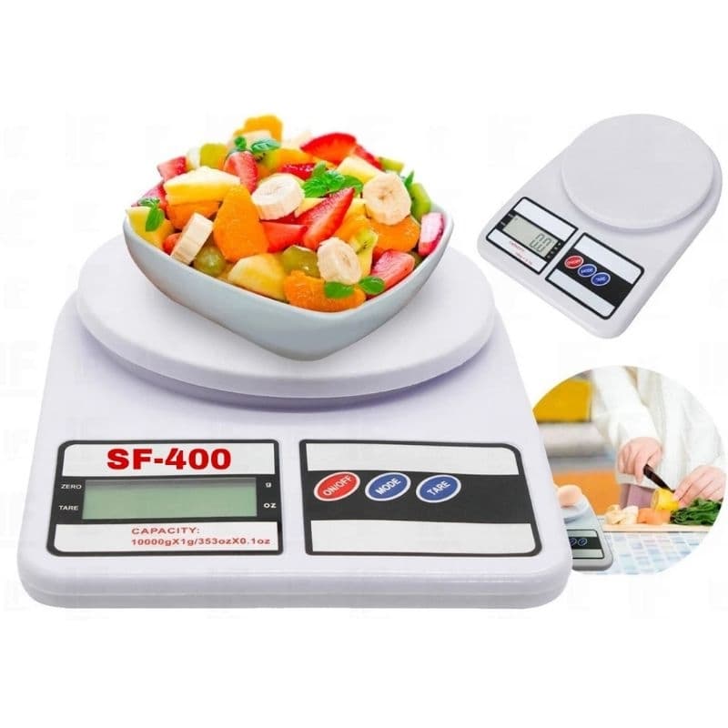 Balança Digital de  Cozinha 10kg Alta Precisão Dieta e Nutrição Saudável