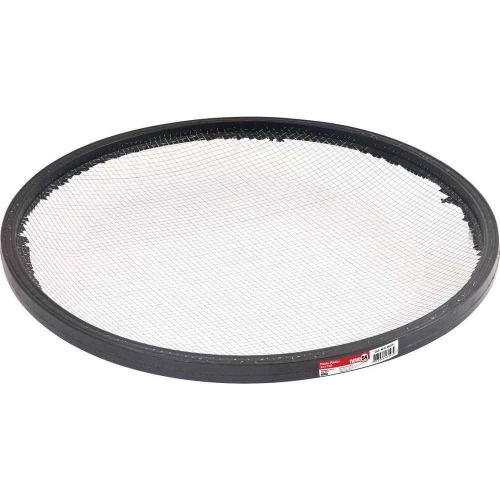 Peneira Circular 55cm Aro Plastico Tela De Arame Galvanizado Para Arroz Feijao Cafe Limpeza Graos