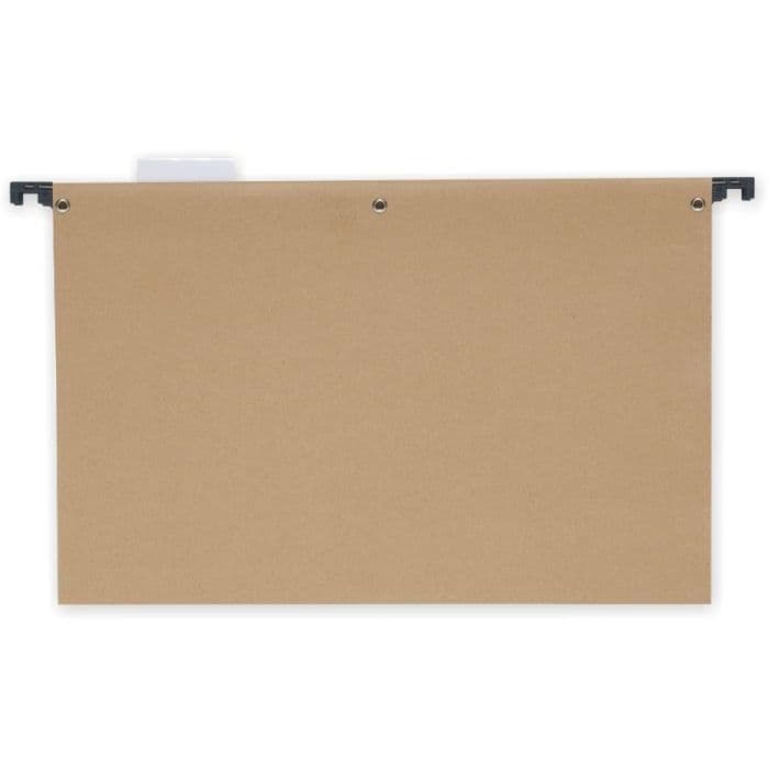 KIT 5 unidades Pasta Suspensa Marmorizada SEMI KRAFT cm Grampo Plástico e Visor Completo Polycart a4 documentos escolar escritório