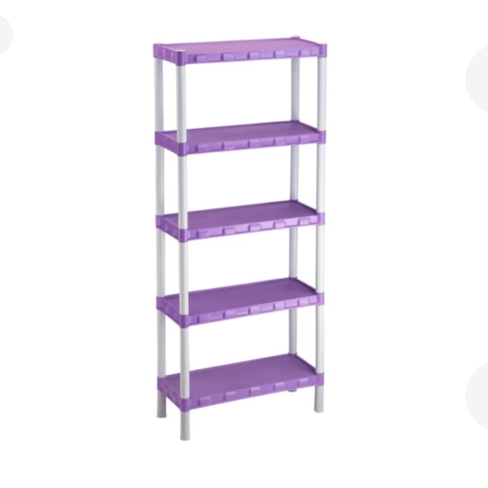 ESTANTE ORGANIZADORA LILÁS COM 5 PRATELEIRAS - 529