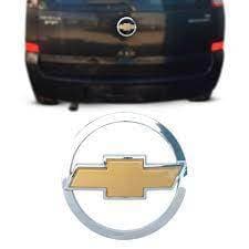 Emblema Chevrolet Mala Meriva montana Logo Dourado 13cm AP 1509