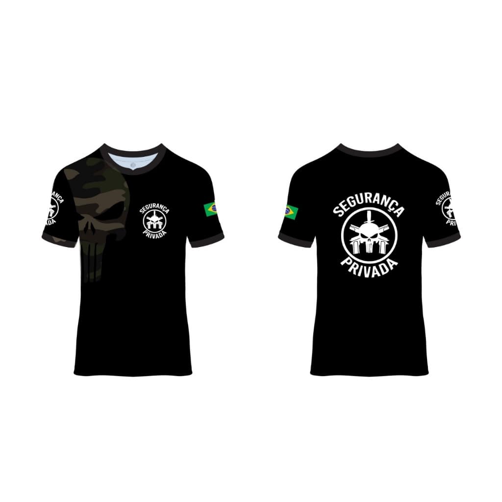 Camisa Segurança Privada Camiseta Vigilante Proteção Uv50+ Uniforme Patrimonial