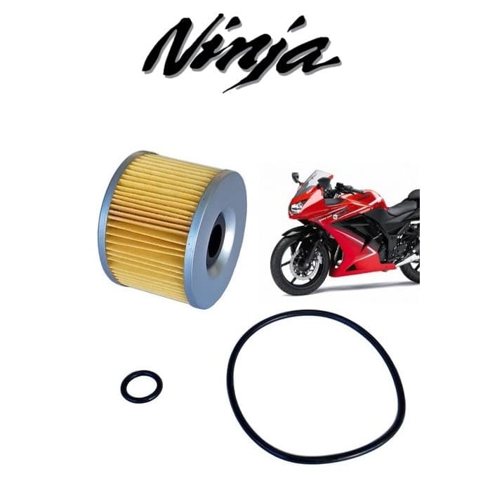 Filtro De Óleo Moto Modelo Kawasaki Ninja 250 R Com ou sem Oring