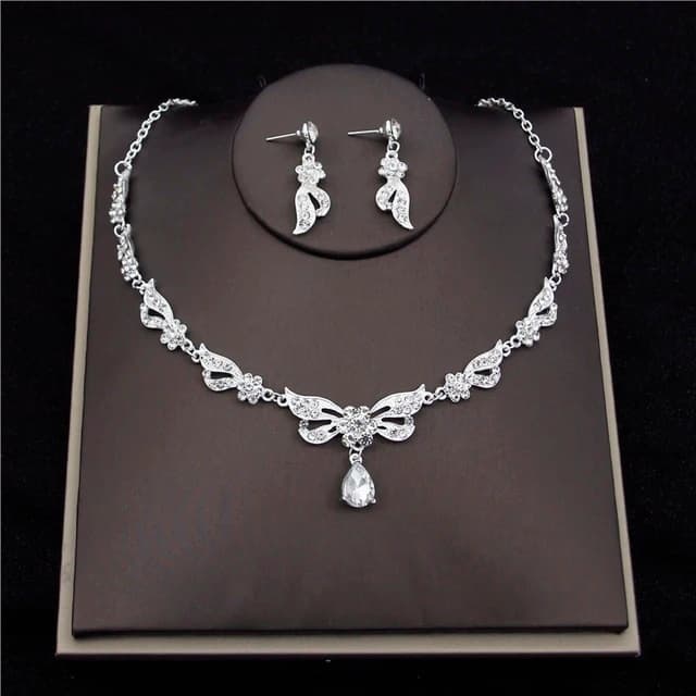 Conjunto Colar E Brincos Noiva Festa Casamento Debutante