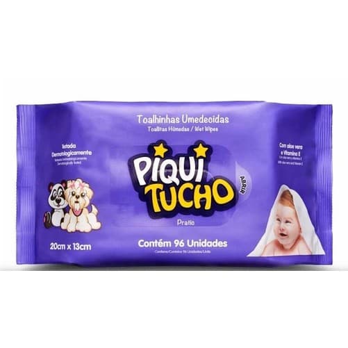Toalha Umedecida Pratic Piquitucho 96 Unidades