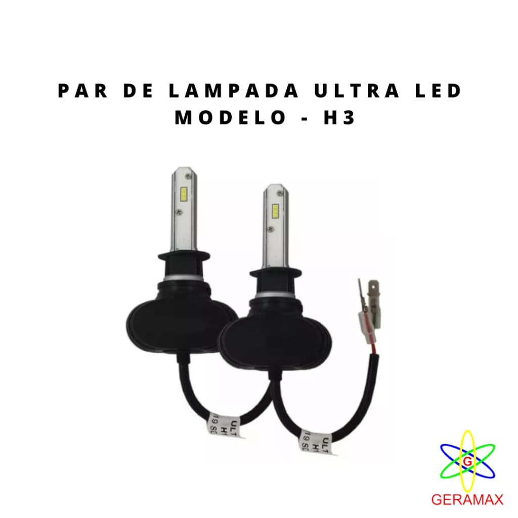 farol de milha led para carro Super Branca para carro Farol H3 LED super Branca Tipo Xenon R1