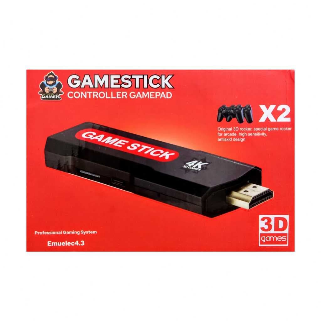 Video Game Stick Original 4k 33 mil Jogos 64GB Retrô Antigo 2 Controles Sem Fio