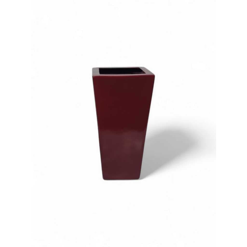 Decoração para sala Vaso em fibra de vidro moderno e resistente 60cm Diamante P