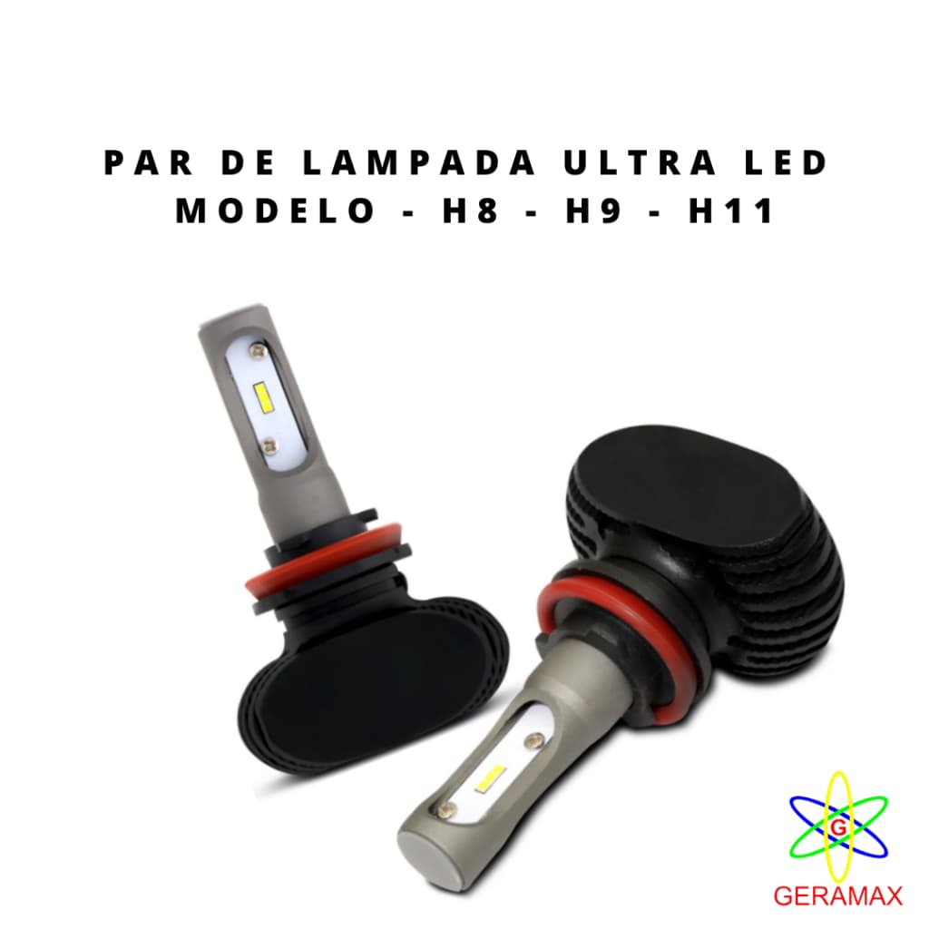 farol de milha led para carro Super Branca para carro Farol H11 LED super Branca Lampada H11