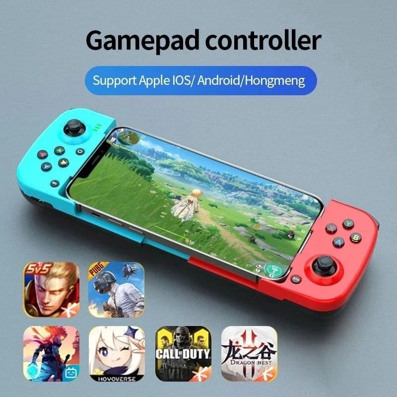 gamepad joystick para smartphone celular Android Apple, controlador recarregável