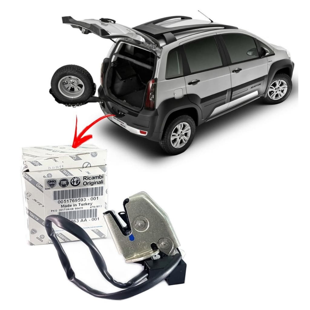Fechadura Estepe Trava Elétrica Fiat Idea Adventure Original