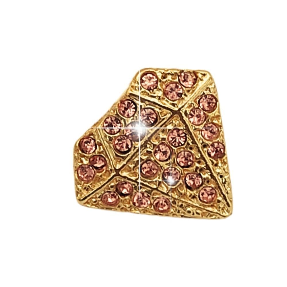 Pin broche diamante com pedras strass