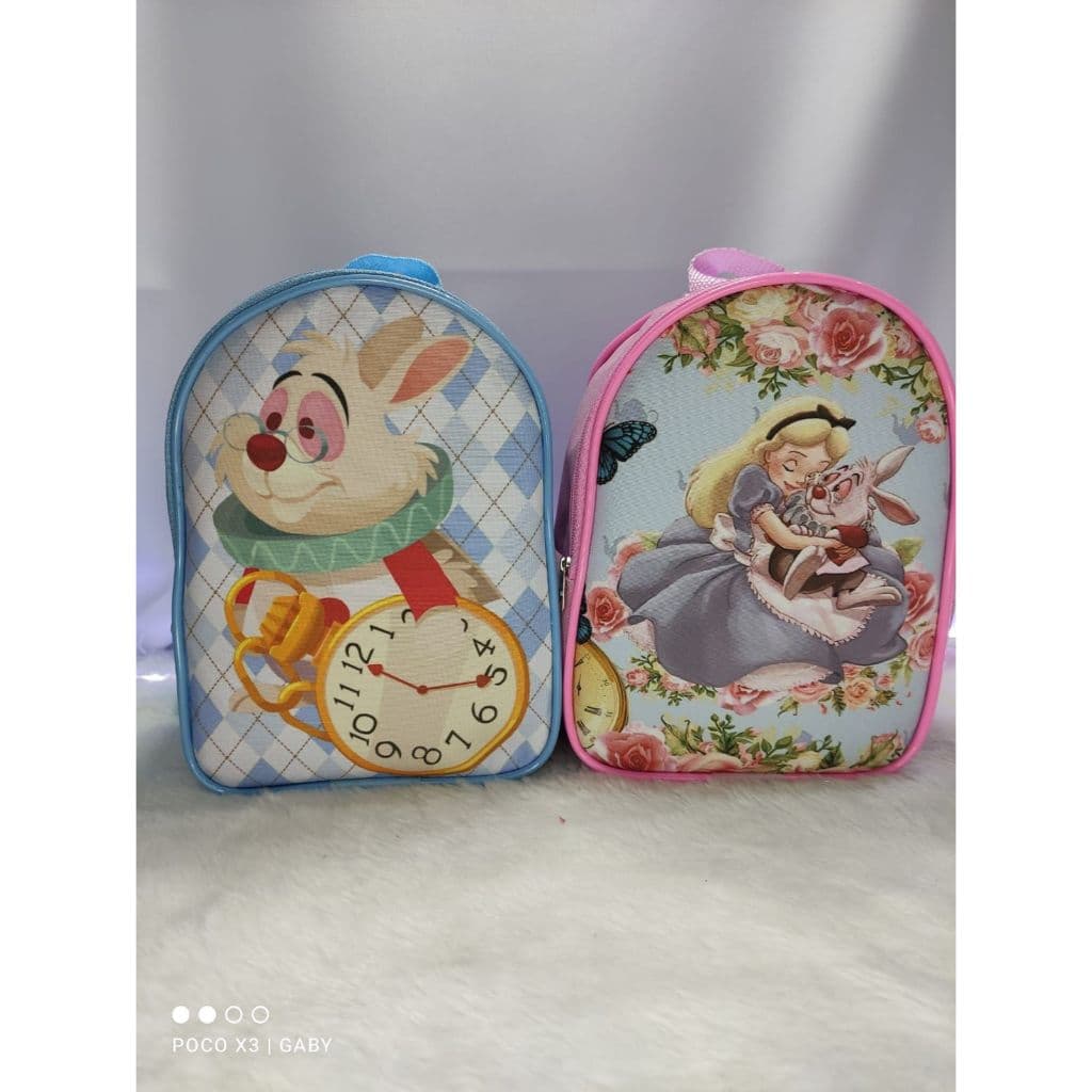 10  mochilinhas personalizadas: alice no pais das maravilhas,bolsa personalizada lembrancinhas,personalizados lembrancin