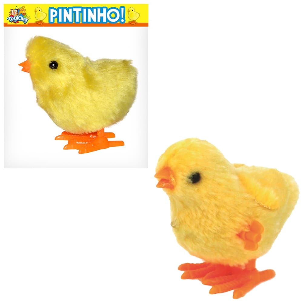 Kit 02 Unid. Pintinhos Amarelinho De Pelúcia A Corda Infantil