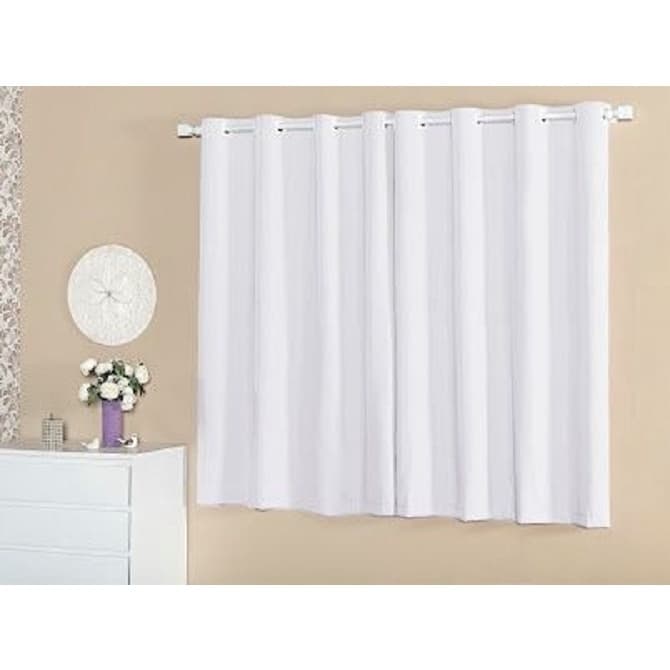Cortina Janela 2,00m x 2,40m Em Tecido Sala, Quarto, Decoração de ambientes, disponíveis em várias cores