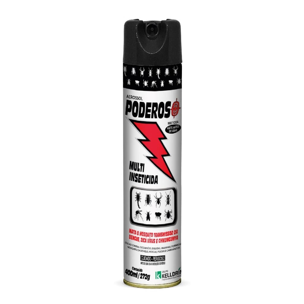 Poderoso Aerosol Multi Inseticida Kelldrin 400ml