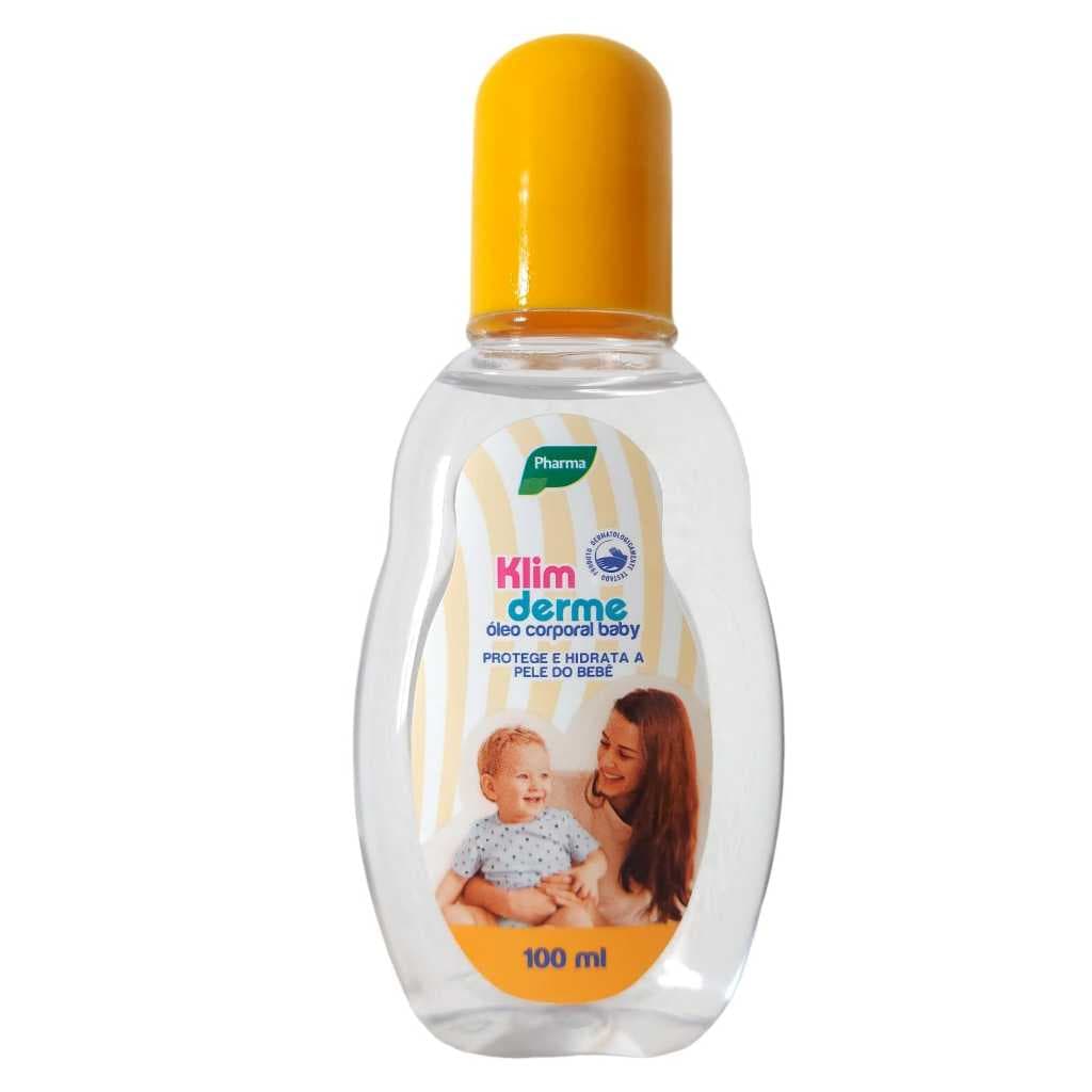 Óleo Corporal e Hidratante Suave Para Bebe Klimderme 100ml