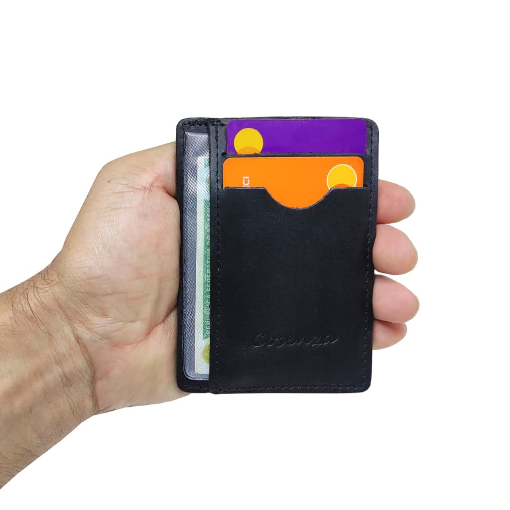Carteira Masculina Porta Cartão Compacta Couro Legítimo