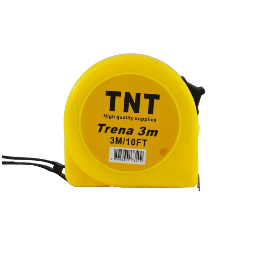 kit 10 pçs Trena 3mx9mm Fita de Aço Com Trava TNT