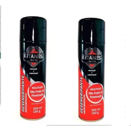2    Desengripante Anticorrosivo Lubrificante 300ml/180g Gitanes